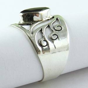 Nuage de désir!! Bague en argent Sterling 925 Iolite bleue en forme de Marquise, bijoux en argent indien 925 en ligne - Product Image 4