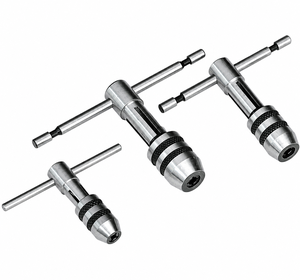 FAIRDEALS365 Juego de Llaves de Macho en T de 3 Piezas de Acero Aleado Imperial (Pulgadas) para Herramientas de Máquina/Torno M1-M4/M4-M8/M6-M12 - Product Image 1