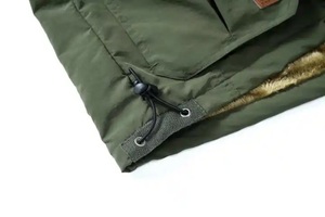 Men's <b>Fleece</b> Vest Stand Collar Zipper Closure Windproof Casual Thick <b>Sherpa</b> Lining Solid Color Autumn Outdoor Wear Lightweight P - Product Image 4