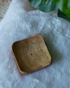 Support d'encens en bois naturel artisanal indien, attrape-cendres, brûleur d'encens pour pots à bougies de taille personnalisée - Product Image 4