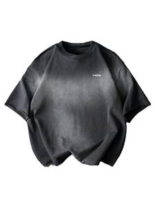 T-shirts surdimensionnés délavés à l'acide, 240 GSM, coton, effet vintage, coupe streetwear, t-shirts pour hommes, production streetwear personnalisée - Product Image 2