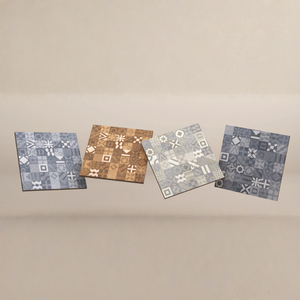 Carrelage décoratif en porcelaine, collection Dekor, 300x300 mm, motif géométrique, pour salon, cuisine, salle de bain, murs et sols. - Product Image 6