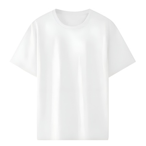 Camiseta de Manga Corta Unisex de Algodón Peinado de 200g con Logotipo Personalizado Bordado OEM, Ajuste Cómodo, Color Sólido, Tallas Grandes para Hombre - Product Image 4