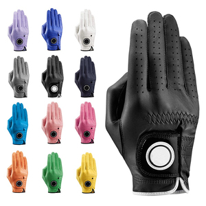 Guantes de golf de primera calidad para mano derecha e izquierda, transpirables, de material suave, con logo y color personalizados. - Product Image 3
