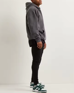 Sweat-shirt à capuche surdimensionné personnalisé en coton molletonné de qualité supérieure pour hommes - Product Image 5