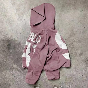 Nuevas sudaderas con capucha de último diseño, lo último en moda, el mejor diseño, color liso, básicas, mezcla de algodón, con bordado desgastado, para hombre. - Product Image 6