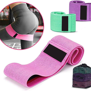 Women Fitness Resistance <b>Bands</b> Set for Yoga Pilates Lower Body <b>Workout</b> Athletic Training 3-Piece Kit - Product Image 6