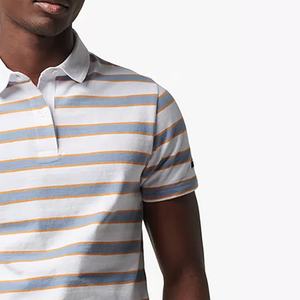 T-shirts polo à manches courtes en polyester respirant confortable pour été Nouveau design personnalisé pour hommes - Product Image 5