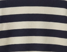 เสื้อสเวตเชิ้ตแขนสั้นลายทางผู้ชาย คุณภาพสูง สำหรับฤดูใบไม้ร่วง ผลิตจากผ้าโพลีเอสเตอร์/คอตตอน ทรงหลวม คอปกพับได้ ปักลายตามสั่ง - Product Image 4