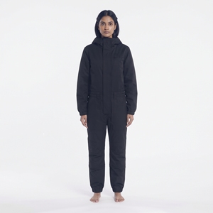 Conjunto de traje de esquí impermeable para mujer, chaqueta con capucha y pantalones a prueba de viento, ropa deportiva transpirable para invierno y actividades al aire libre - Product Image 1