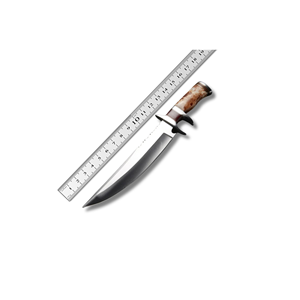 Cuchillo de Caza Profesional con Mango de Hueso, Hoja Fija de Acero Inoxidable, Cuchillo de Supervivencia para Campismo al Aire Libre - Product Image 2