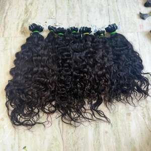 Paquetes de Cabello Indio Virgen sin Procesar de Grado 12A de Alta Calidad y Paquetes de Cabello Ondulado Profundo para Venta al por Mayor - Product Image 1