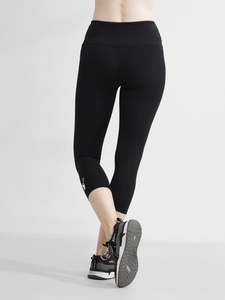 Leggings Capri Taille Haute Extensibles – Pantalon Court Décontracté pour Yoga, Entraînement, Course à Pied, Fitness – Grandes Tailles – Vêtements de Sport Écoresponsables - Product Image 4