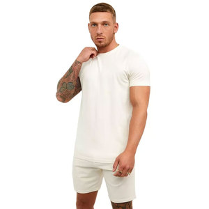 Bulk Wholesale Summer Sports Street Style Casual Apparel Men Regular Fit Solid Color <b>Twin</b> <b>Sets</b> Custom Logo Design Short <b>Sets</b> - Product Image 3