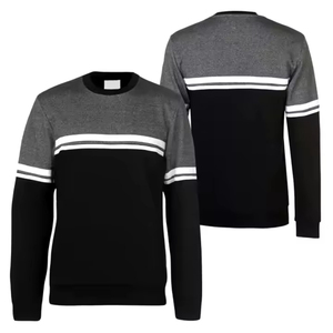Service OEM personnalisé – Nouveau design – Sweat-shirt uni pour homme à manches longues et col rond – Service OEM personnalisé – Nouveau design - Product Image 3