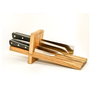 Portacuchillos de Bambú Hecho a Mano, Organizador de Cuchillos de Cocina de Madera Resistente, Hecho en Vietnam - Product Image 2