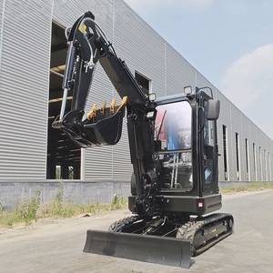Mini Excavadora Pequeña con Orugas Compactas y Potencia Hidráulica para Trabajos de Construcción y Paisajismo - Product Image 2