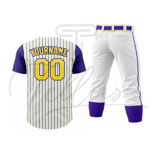 Uniformes de Béisbol Personalizados de la Mejor Calidad, Camisetas y Pantalones Sublimados, Ropa Deportiva al Por Mayor a Precio Económico - Product Image 5
