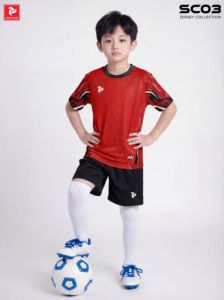 Ensemble de maillots de football personnalisés pour enfants SC03, séchage rapide, respirant, uniforme de football pour jeunes, vêtements d'équipe, vente en gros OEM OD - Product Image 6