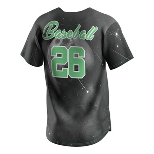 Top Selling Cheap Price Breathable Baseball Jersey Plus Size Light <b>Weight</b> Unisex Jersey Latest Design <b>for</b> Online <b>Sale</b> - Product Image 6