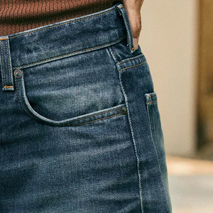 Shorts en jean d'inspiration vintage, style rétro, confort moderne, tenue décontractée pour les acheteurs en gros, prix d'usine abordable avec logo 2026 - Product Image 4