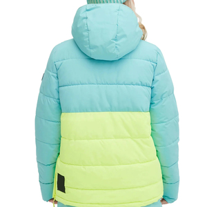 Women Hooded Waterproof <b>Puffer</b> <b>Jackets</b> Breathable Double Breasted Solid Colors Winter Clothes Girls' <b>Crop</b> Plus Size - Product Image 2