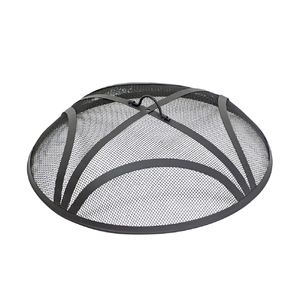 Grille de protection pour foyer extérieur en acier robuste, ronde, de 22/24/27/30/36 pouces, avec crochet pliable pour jardin, plage, camping-car et camping - Product Image 5