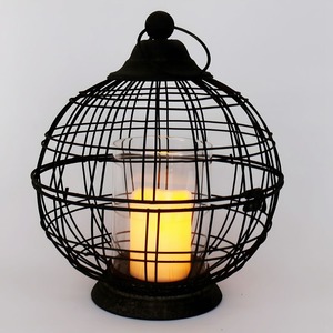 Lanternes en fer noir avec motifs modernes pour la décoration intérieure contemporaine, centres de table de mariage, fabricant, exportateur, fournisseur en gros - Product Image 1