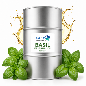 Huile Essentielle de Basilic Doux 100% Pure Distillée à la Vapeur Anti-Âge Aromathérapie Fournisseur en Gros Exportateur Ocimum Basilicum - Product Image 4