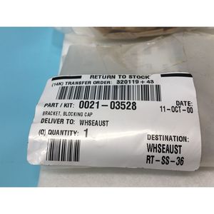 LOT DE 5 AMAT 0021-03528 BRACKET, CAPOT DE BLOQUAGE - Équipements et Pièces Semi-conductrices Globales de Confiance chez - Product Image 1