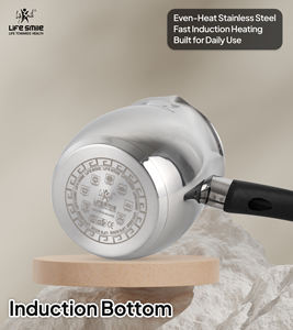 Ensemble chauffe-café haut de gamme en acier inoxydable 18/10 avec poignées résistantes à la chaleur et base à induction - Product Image 3