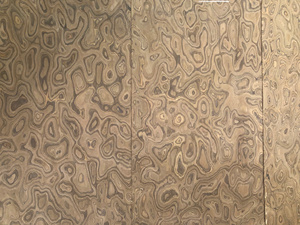 Lámina Decorativa de Chapa de Madera Sintética con Vetas Abstractas para Muebles de MDF y Contrachapado - Product Image 3