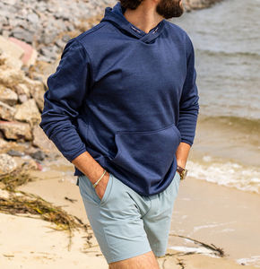 เสื้อฮู้ดตกปลาแบบมีฮู้ด ระบายอากาศได้ดี ไซส์พลัส  ป้องกันแสงแดด UPF50 น้ำหนักเบา ผลิตจากโพลีเอสเตอร์ แห้งเร็ว ซับเหงื่อ แขนยาว สำหรับผู้ชาย - Product Image 6