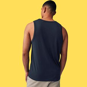 Gilets et débardeurs décontractés pour hommes 100 % coton, grandes tailles, coupe ajustée, anti-boulochage, séchage rapide - Product Image 2