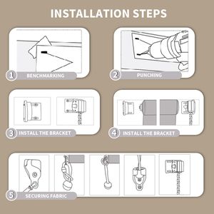 Pergola Gazebo 6x6 con Tetto a Rullo in HDPE Noce - Product Image 2