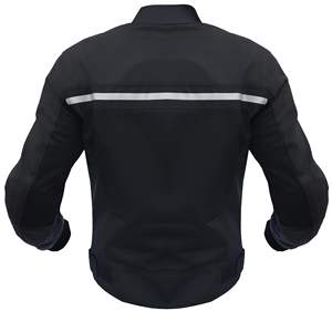 Blouson Moto Homme en Textile et Toile Homologué Course et Conduite Respirant Coupe-Vent Imperméable Anti-UV Style Urbain - Product Image 3