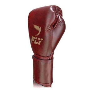 RTS Wholesale Price premium Quality Fly Boxing Gloves With Pure Cowhide Leather Grappling & Comfortable Printed Gloves AI-BG-10 - Product Image 3
