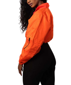 Veste coupe-vent en nylon courte pour femme – Vente en gros, mode décontractée, imperméable, été – Fournisseur personnalisé - Product Image 5