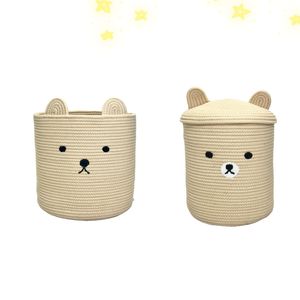 Cesta de bebé de cuerda de algodón ecológica, cesta Moisés para recién nacidos, contenedor de almacenamiento suave para uso en guardería, proveedor mayorista - Product Image 3