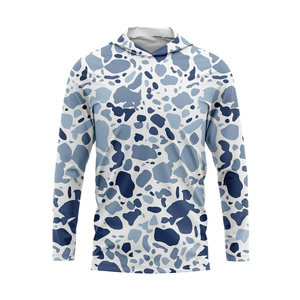 Chemise de pêche pour homme en polyester durable, respirante, à manches longues, avec logo personnalisé, séchage rapide, protection UV SPF UPF 50 - Product Image 6