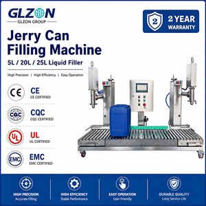 Machine de remplissage de bidons Jerry Can 5L <span class=keywords><strong>20L</strong></span> 25L pour liquides chimiques, détergents, huiles, acides et résines - Product Image 1