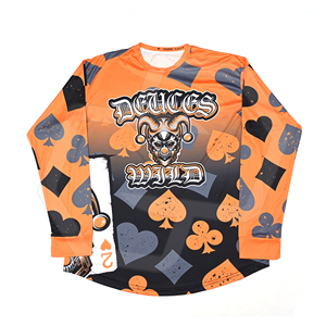 Camiseta de Béisbol de Manga Corta con Estampado Sublimado, Absorbente de Humedad, 100% Poliéster, Corte Regular para Hombre, Nombre del Equipo Personalizado - Product Image 1