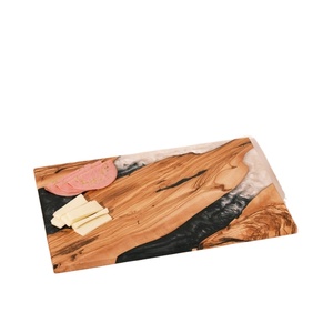 Tabla de Cortar de Resina Epoxi Blanca y Madera de Alta Calidad para Cocina, Tabla para Cortar Queso, Gran Venta - Product Image 5