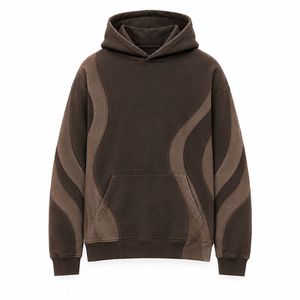 Sudadera con Capucha Extra Grande para Hombre, Ecológica, 400g, Diseño Color Block, Felpa de Algodón, Informal, para Invierno - Product Image 3