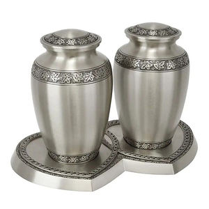 Urnas de cremación de aluminio metálico duraderas, de alta calidad y asequibles, con un diseño elegante para cenizas humanas y de mascotas, y artículos funerarios. - Product Image 3