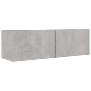 Set mobile TV 3 pezzi grigio cemento legno ingegnerizzato per soggiorno - Product Image 4