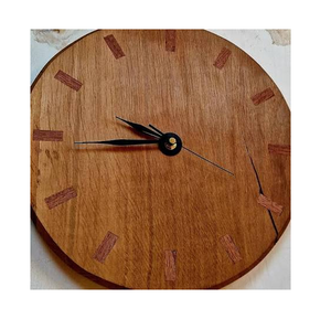 Reloj de Pared Redondo Minimalista de Madera Analógico con Manecillas Negras y Números Recortados Fáciles de Leer - Product Image 2