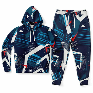 Nuevo Conjunto Deportivo Personalizado de Moda, Traje Deportivo de Poliéster Sublimado de Dos Piezas para Hombre - Product Image 5