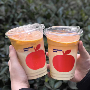 Gobelets en plastique PET jetables en gros de l'usine YAMAT, 12, 14, 16 oz, transparents, pour bubble tea, café glacé, avec logo personnalisable - Product Image 3