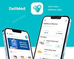 Aplicación móvil para entrega de medicamentos: Ordene medicamentos en línea, cargue recetas, siga las entregas en tiempo real y obtenga atención médica. - Product Image 3